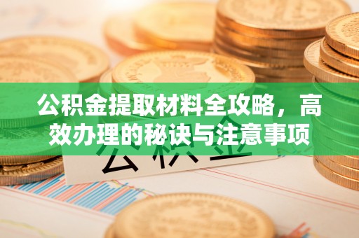 梅里斯公积金提取材料全攻略，高效办理的秘诀与注意事项