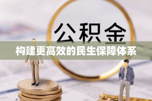 梅里斯构建更高效的民生保障体系