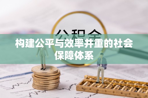 梅里斯构建公平与效率并重的社会保障体系