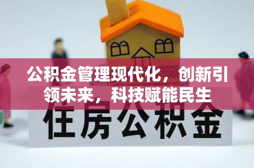梅里斯公积金管理现代化，创新引领未来，科技赋能民生